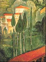 Modigliani: Paysage dans le Midi, 1919